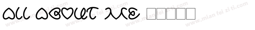 ALL About Me字体转换